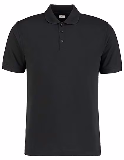 Kustom Kit Polo Slim Fit Superwash® 60° homme, Black XXS, K413
