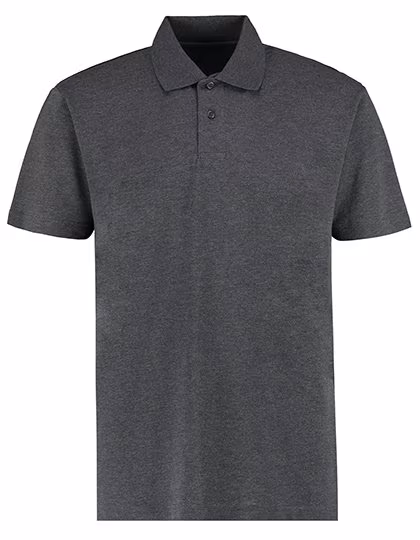 Kustom Kit Regular Fit Polo 50/50, Dark Grey Marl XS, K422