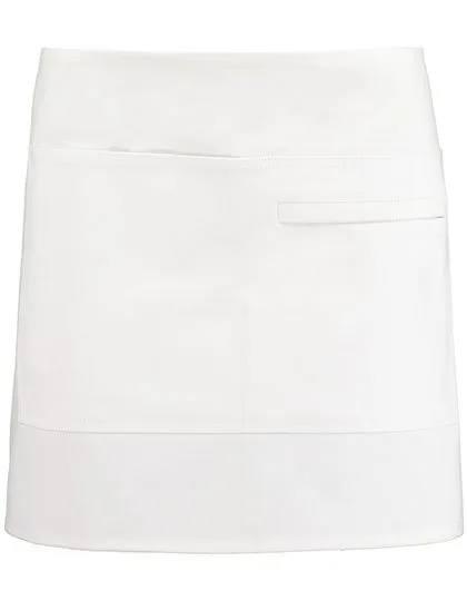 Bargear Baumwollschürze Short Superwash® mit Taschen, White 69 x 38 cm, K513