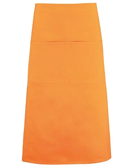 Bargear Long Superwash® 60º Bar Schürze Baumwolle, Orange 89 x 79 cm, K514
