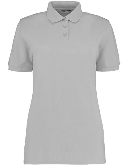 Kustom Kit Polo Classic Fit Superwash® 60° für Damen, Heather Grey 40 (L/14), K703