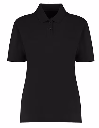 Kustom Kit Polo Regular Fit, 50/50 Coton-Polyester pour femme, Black 34 (8), K722