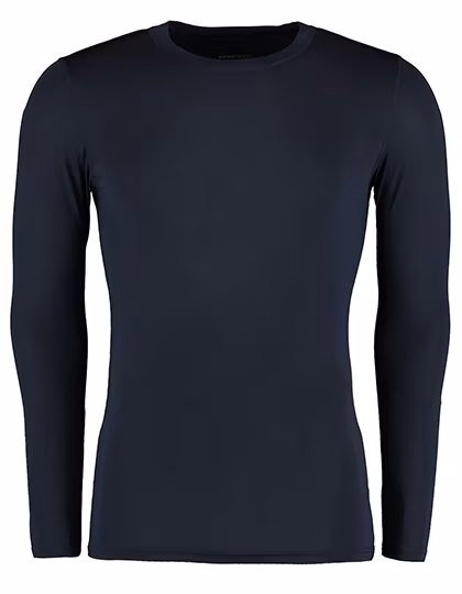 Kustom Kit Maglia a Maniche Lunghe Warmtex® per Allenamento Sportivo, Navy XXL, K979