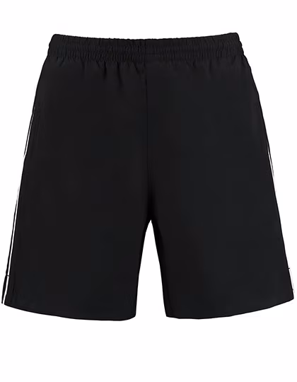 Kustom Kit Short de survêtement Classic Fit avec poches zippées, Black/White XS, K980
