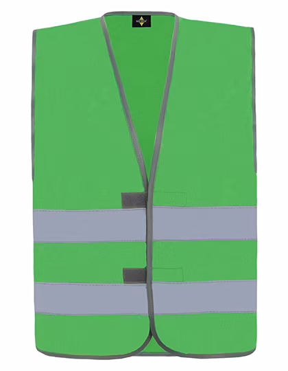 Korntex Gilet di Sicurezza Passau con Strisce Riflettenti, Green XL/XXL, KX010