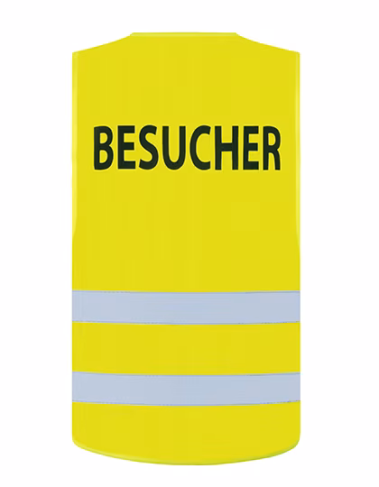 Korntex Gilet di Sicurezza "Passau" con Strisce Riflettenti, Signal Yellow 3XL/4XL, KX010B