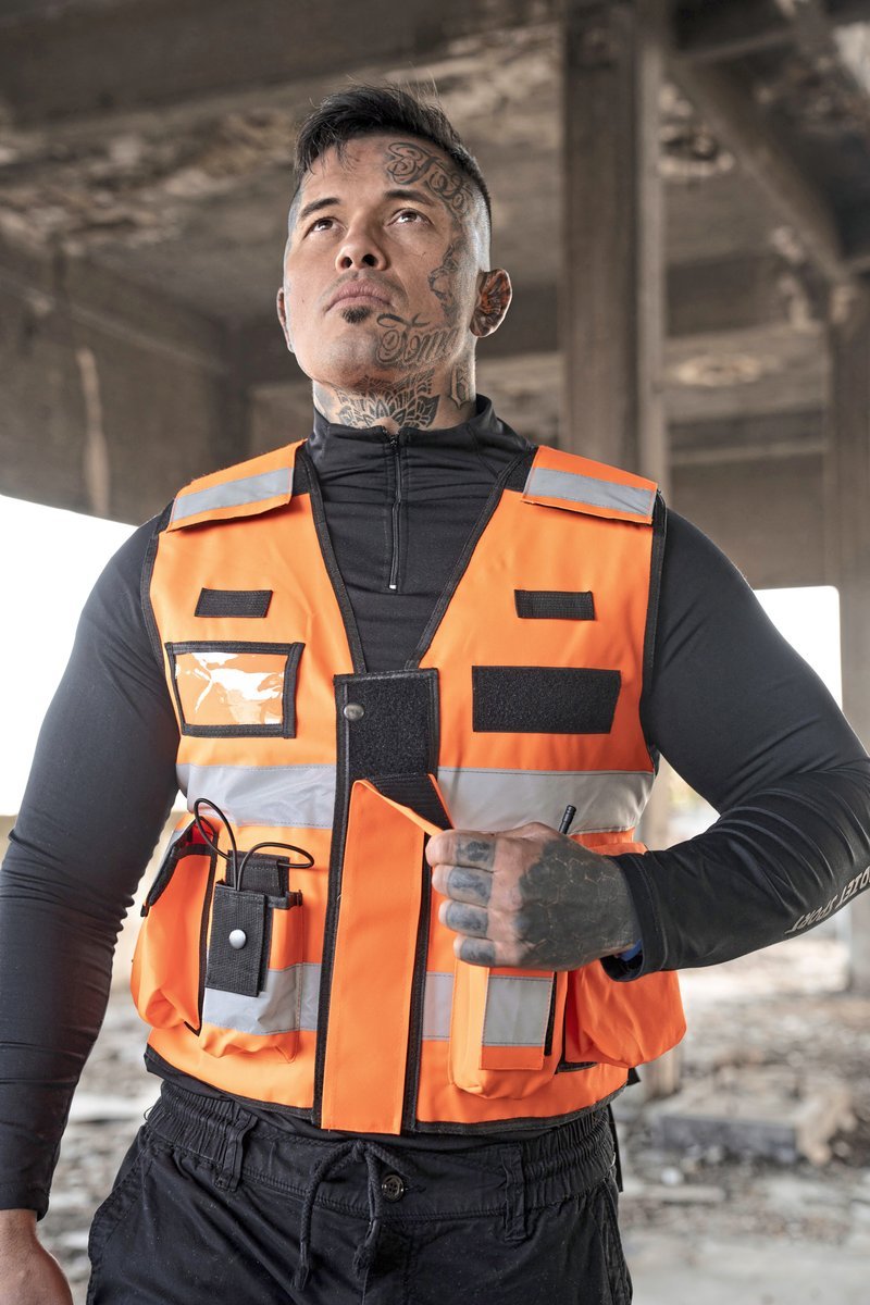 Korntex Zipper Patch für Tactical Vest KX040, Black One Size, KX043