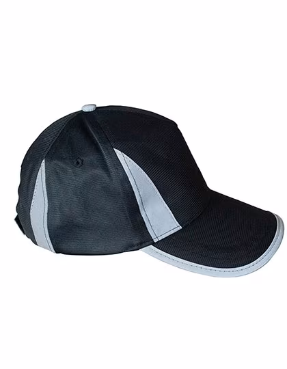 Korntex Hi-Vis Kappe mit reflektierenden Elementen, Navy One Size, KX054