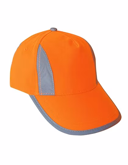 Korntex Hi-Vis Cap "Nice" Signalorange für Kinder, Signal Orange One Size, KX054K