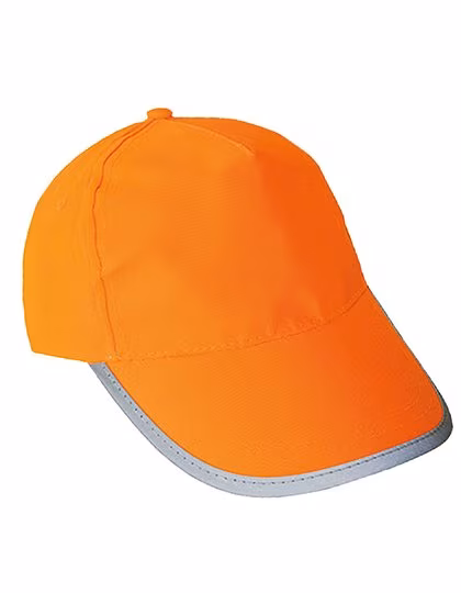 Korntex Hi-Vis Cap Montpelier mit Reflexrand, Signal Yellow One Size, KX058