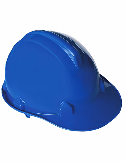 Korntex Basic 6-Point Safety Helmet with Adapter Pockets, Blue One Size, KX063