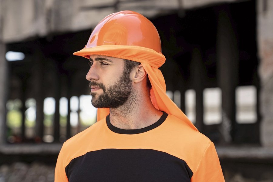 Korntex Universal UV-Schutz für Helme und Mützen, Signal Orange One Size, KX066