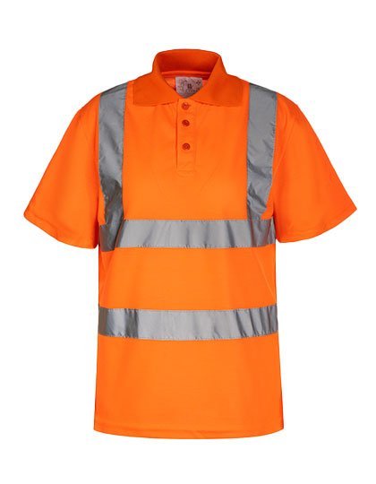 Korntex Polo haute visibilité avec bandes réfléchissantes, Signal Yellow 4XL, KX070