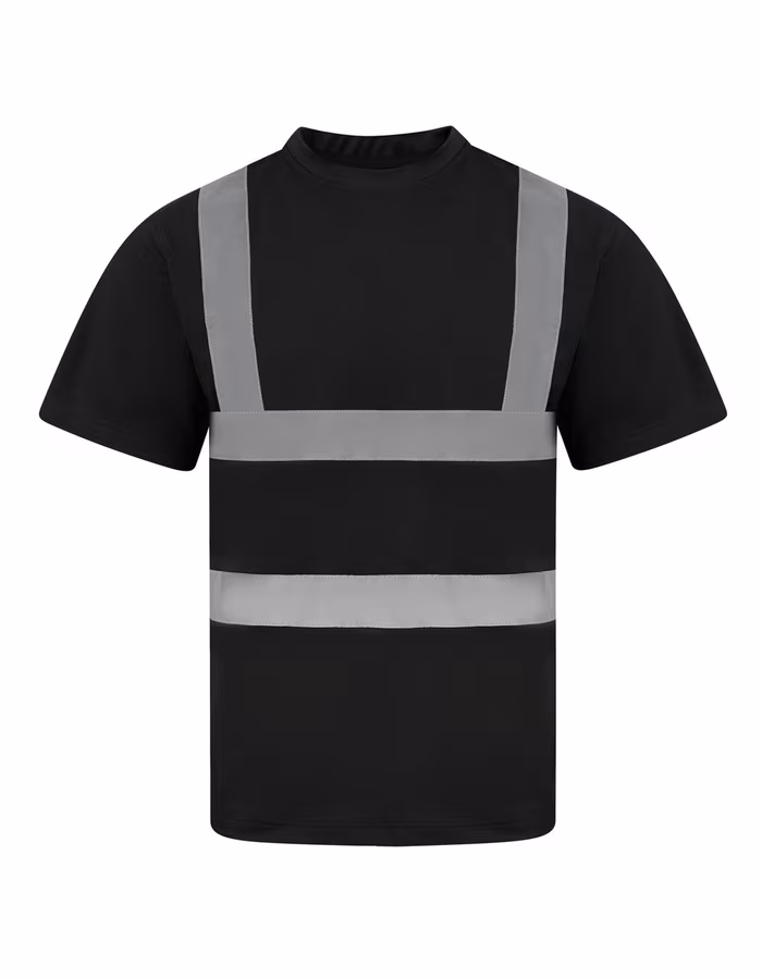 Korntex T-Shirt Hi-Vis Barcelona con Riflettori, Signal Yellow M, KX074