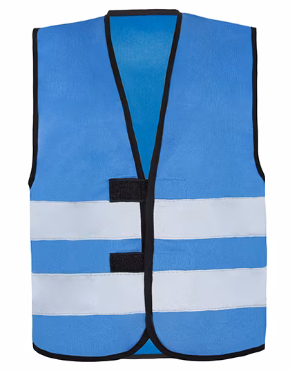 Korntex Hi-Vis Safety Vest Dortmund with Reflective Stripes, Blue M, KX100
