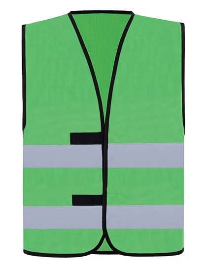 Korntex Hi-Vis Safety Vest Dortmund with Reflective Stripes, Green 4XL, KX100