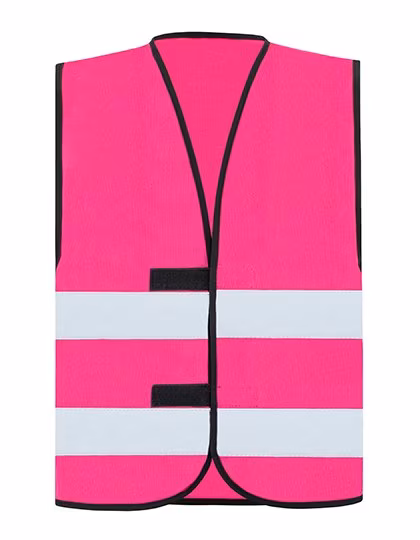 Korntex Hi-Vis Sicherheitsweste Dortmund mit Reflexstreifen, Magenta 3XL, KX100