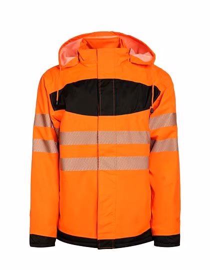Korntex EOS Hi-Vis Parka mit Druckfläche, Signal Orange/Black S, KX1004