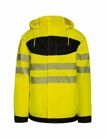 Korntex EOS Hi-Vis Parka mit Druckfläche, Signal Yellow/Black L, KX1004