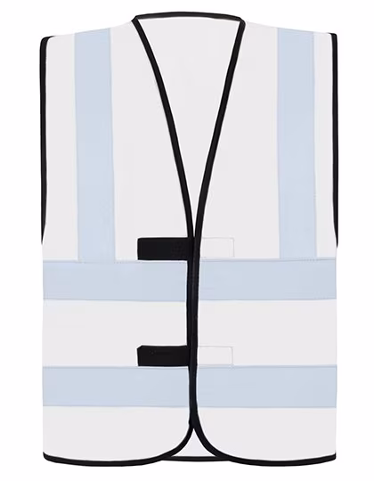 Korntex Gilet de sécurité haute visibilité avec 4 bandes réfléchissantes, White 3XL, KX140