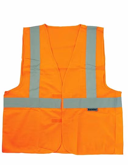 Korntex Gilet di Sicurezza Hi-Vis con 3 Riflettori, Signal Yellow XL, KX141