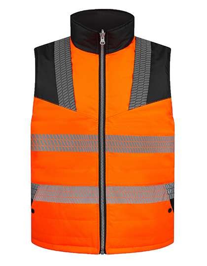 Korntex Hi-Vis Wendbarer Softshell Bodywarmer Elbrus, Signal Orange S, KX143