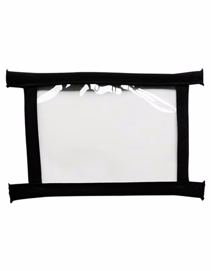 Korntex Attachable ID Pocket Kriens, reflektierend, Black 10 x 7,5 cm, KX154