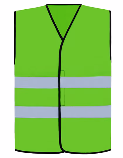 Korntex Comfort Warnweste Soltau CO² Neutral, Signal Yellow S/M, KX167