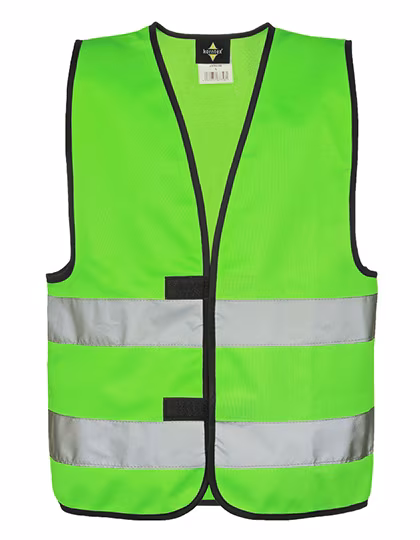 Korntex Gilet di Sicurezza Hi-Vis Aarhus per Bambini, Signal Orange XS (3-6 Jahre), KX200