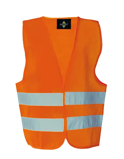 Korntex Hi-Vis Safety Vest Aarhus for Kids, Signal Orange XS (3-6 Jahre), KX200