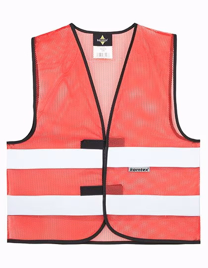 Korntex Hi-Vis Mesh Safety Vest Thessaloniki Signal Yellow XXL (KX502)
