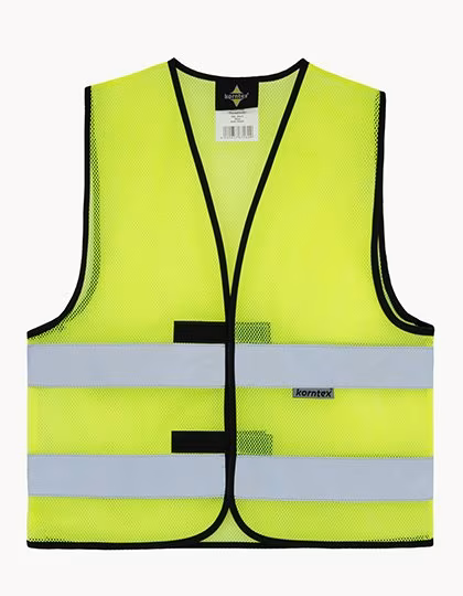 Korntex Hi-Vis Mesh Safety Vest Thessaloniki Signal Yellow 5XL (KX502), KX502