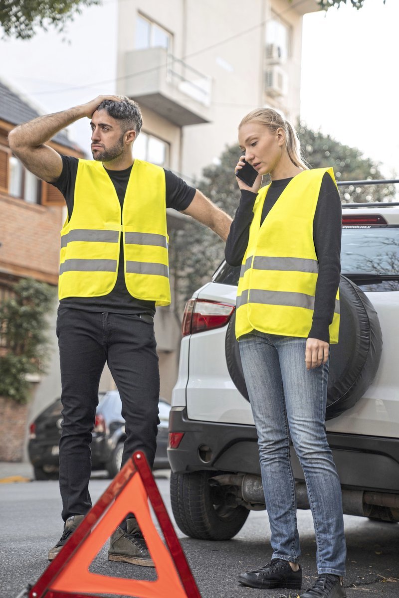Korntex Gilets d'Avertissement Duo-Pack Jaune Signal Réfléchissants, Signal Yellow XL, KX506