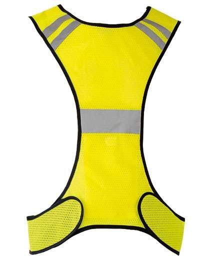 Korntex Hi-Vis Jogger Vest Ulm with Hook-and-Loop Straps, Signal Yellow One Size, KX517