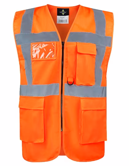 Korntex Gilet de sécurité multifonctions CO² neutre Hamburg, Signal Orange XXL, KX810