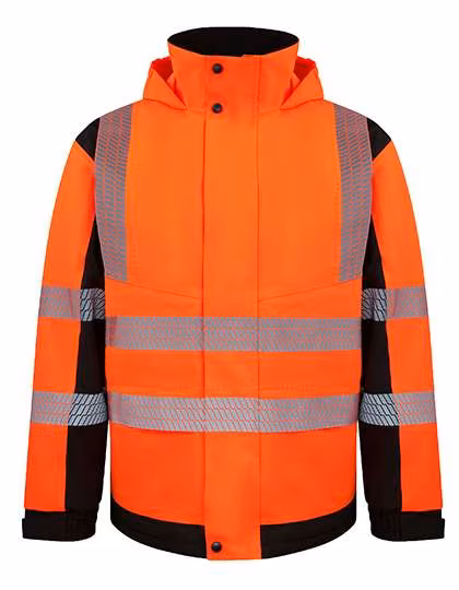 Korntex Hi-Vis Softshell Safety Jacke Copenhagen, Signal Yellow/Black S, KX812