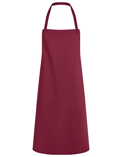 Karlowsky Latzschürze Faro aus Köpergewebe, Bordeaux (ca. Pantone 209C) 75 x 95 cm, KY006