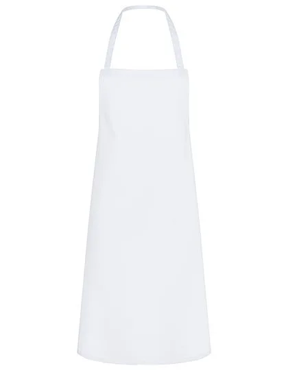 Karlowsky Latzschürze Faro aus Köpergewebe, White 75 x 95 cm, KY006