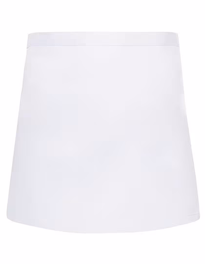 Karlowsky Tablier de taille Basic en tissu sergé 215 g/m², White 70 x 55 cm, KY047