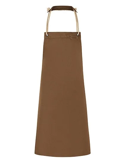 Karlowsky Latzschürze New-Nature aus Recyclingmaterial, Cinnamon (ca. Pantone 2321C) 70 x 85 cm, KY056
