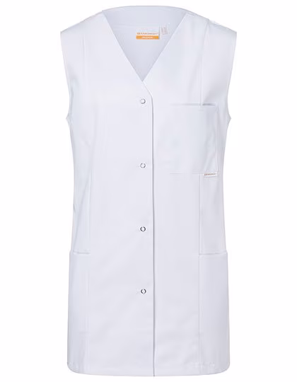 Karlowsky Casacca da Donna Sara con Scollo a V, White 44, KY061