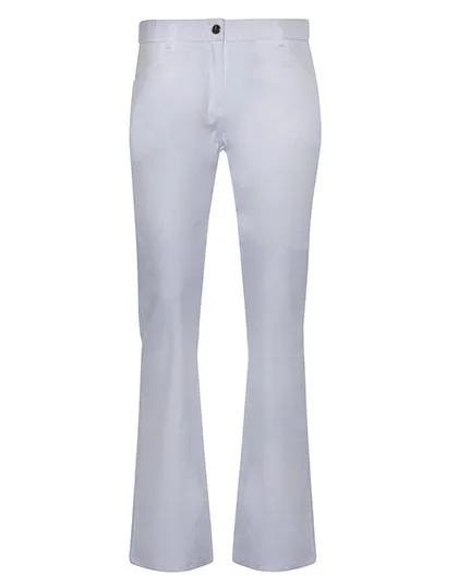 Karlowsky Kochhose Tina mit Stretchanteil für Damen, White 44, KY092