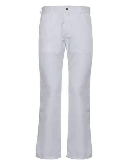 Karlowsky Kochhose Manolo 5-Pocket-Schnitt für Herren, White 58, KY093