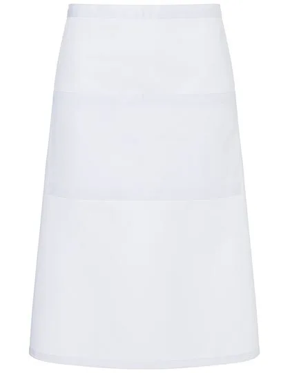 Karlowsky Bistroschürze Basic mit Tasche 2023, White 70 x 70 cm, KY112
