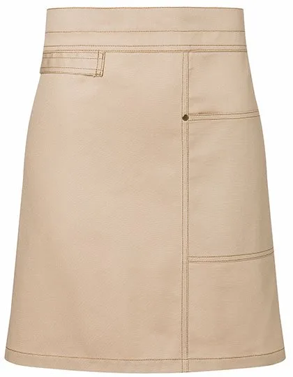 Karlowsky Grembiule Urban Casual-Style con Tasca, Beige (ca. Pantone 7529 C) 70 x 50 cm, KY114