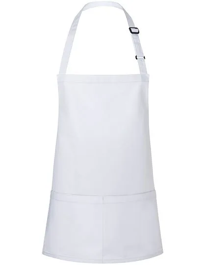 Short Bib Apron with Adjustable Bib Strap