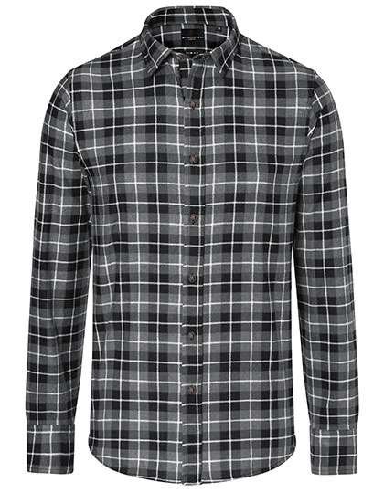 Karlowsky Karohemd Urban Slim-Fit Polyester-Baumwolle, Navy (ca. Pantone 533C) S, KY124