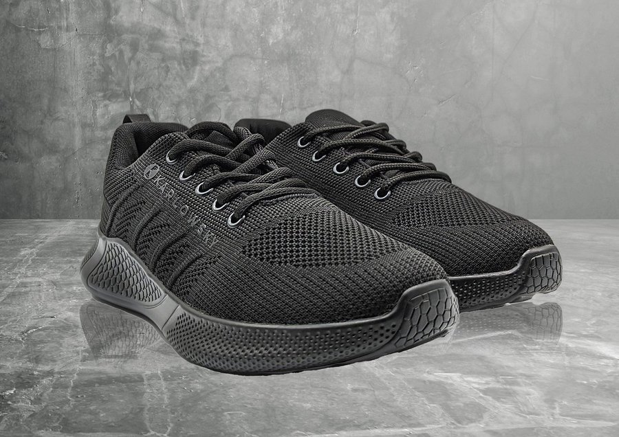 Karlowsky Berufsschuh Soft-Run mit rutschfester Sohle, Black (ca. Pantone 419C) 39, KY127