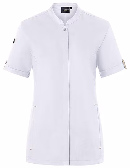 Karlowsky Damenkochjacke Green-Generation Kurzarm, White 52, KY135