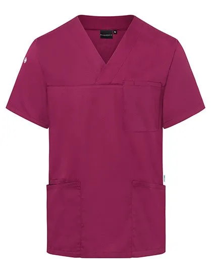 Karlowsky Herren-Schlupfkasack Essential mit Taschen, Fuchsia (ca. Pantone 689C) XL, KY139